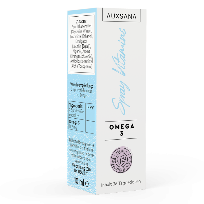 Verpackung - Auxsana Omega 3 Spray